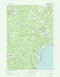 Download a high-resolution, GPS-compatible USGS topo map for Kennebunk, ME (1972 edition)