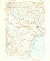 preview thumbnail of historical topo map of York County, ME in 1944