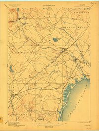 Download a high-resolution, GPS-compatible USGS topo map for Kennebunk, ME (1909 edition)