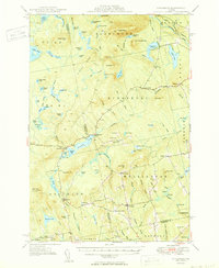 preview thumbnail of historical topo map of Piscataquis County, ME in 1950