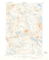 preview thumbnail of historical topo map of Hancock County, ME in 1932