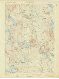 Download a high-resolution, GPS-compatible USGS topo map for Lead Mtn, ME (1932 edition)