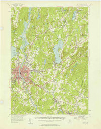 preview thumbnail of historical topo map of Lewiston, ME in 1956