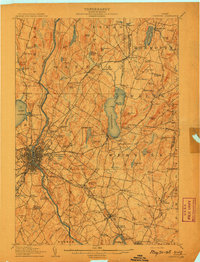 1908 Map of Lewiston