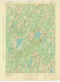 preview thumbnail of historical topo map of Waldo County, ME in 1942