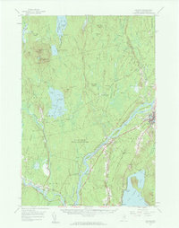 Download a high-resolution, GPS-compatible USGS topo map for Lincoln, ME (1963 edition)
