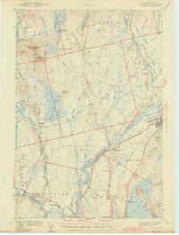 Download a high-resolution, GPS-compatible USGS topo map for Lincoln, ME (1942 edition)