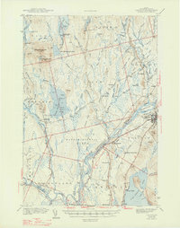 preview thumbnail of historical topo map of Penobscot County, ME in 1942