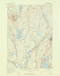 Download a high-resolution, GPS-compatible USGS topo map for Lincoln, ME (1959 edition)
