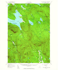 Download a high-resolution, GPS-compatible USGS topo map for Little Bigelow Mtn, ME (1964 edition)