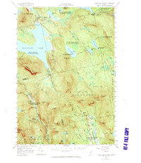 Download a high-resolution, GPS-compatible USGS topo map for Little Bigelow Mtn, ME (1971 edition)