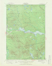 Download a high-resolution, GPS-compatible USGS topo map for Long Pond, ME (1970 edition)