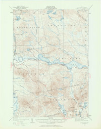 Download a high-resolution, GPS-compatible USGS topo map for Long Pond, ME (1962 edition)