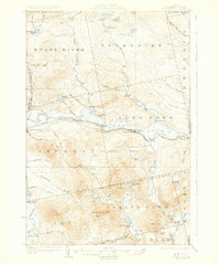 preview thumbnail of historical topo map of Somerset County, ME in 1924