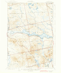 Download a high-resolution, GPS-compatible USGS topo map for Long Pond, ME (1944 edition)