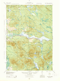 Download a high-resolution, GPS-compatible USGS topo map for Long Pond, ME (1944 edition)