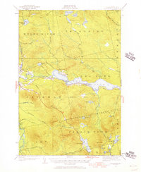 Download a high-resolution, GPS-compatible USGS topo map for Long Pond, ME (1957 edition)
