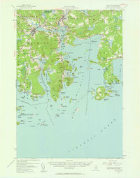 Download a high-resolution, GPS-compatible USGS topo map for Machias, ME (1961 edition)