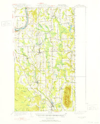 1951 Map of Presque Isle, ME, 1952 Print