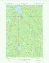 Download a high-resolution, GPS-compatible USGS topo map for Mattawamkeag Lake, ME (1970 edition)