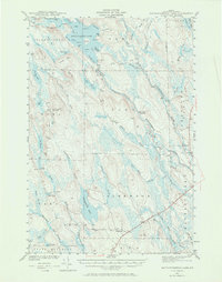 Download a high-resolution, GPS-compatible USGS topo map for Mattawamkeag Lake, ME (1970 edition)