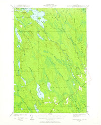 Download a high-resolution, GPS-compatible USGS topo map for Mattawamkeag Lake, ME (1962 edition)