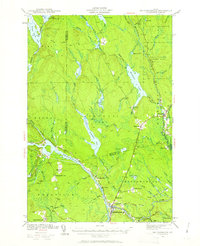 Download a high-resolution, GPS-compatible USGS topo map for Mattawamkeag, ME (1961 edition)