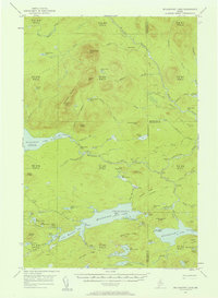 Download a high-resolution, GPS-compatible USGS topo map for Millinocket Lake, ME (1958 edition)