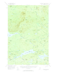 Download a high-resolution, GPS-compatible USGS topo map for Millinocket Lake, ME (1960 edition)