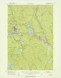 Download a high-resolution, GPS-compatible USGS topo map for Millinocket, ME (1953 edition)