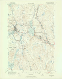Download a high-resolution, GPS-compatible USGS topo map for Millinocket, ME (1956 edition)