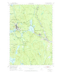 Download a high-resolution, GPS-compatible USGS topo map for Millinocket, ME (1966 edition)