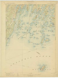 Download a high-resolution, GPS-compatible USGS topo map for Monhegan, ME (1906 edition)