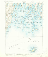 Download a high-resolution, GPS-compatible USGS topo map for Monhegan, ME (1944 edition)