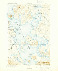 preview thumbnail of historical topo map of Piscataquis County, ME in 1922