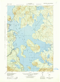 preview thumbnail of historical topo map of Piscataquis County, ME in 1944