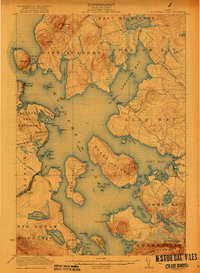 1922 Map of Moosehead Lake