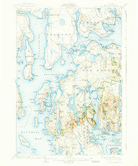 preview thumbnail of historical topo map of Hancock County, ME in 1904