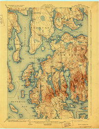 Download a high-resolution, GPS-compatible USGS topo map for Mount Desert, ME (1928 edition)