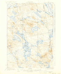 Download a high-resolution, GPS-compatible USGS topo map for Nicatous Lake, ME (1941 edition)