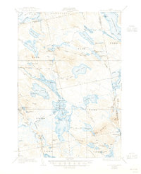 preview thumbnail of historical topo map of Hancock County, ME in 1934