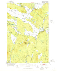 preview thumbnail of historical topo map of Penobscot County, ME in 1951