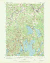 preview thumbnail of historical topo map of Somerset County, ME in 1956