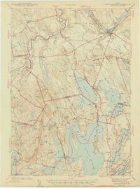 preview thumbnail of historical topo map of Somerset County, ME in 1943