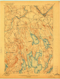 preview thumbnail of historical topo map of Somerset County, ME in 1898