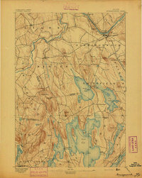 1894 Map of Franklin County, ME