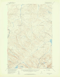 preview thumbnail of historical topo map of Somerset County, ME in 1957