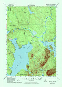 Download a high-resolution, GPS-compatible USGS topo map for North East Carry, ME (1987 edition)