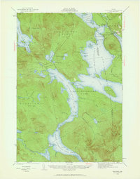 Download a high-resolution, GPS-compatible USGS topo map for Oquossoc, ME (1961 edition)