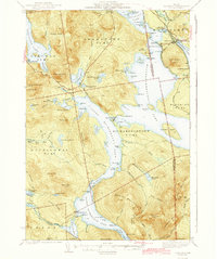 preview thumbnail of historical topo map of Oxford County, ME in 1942